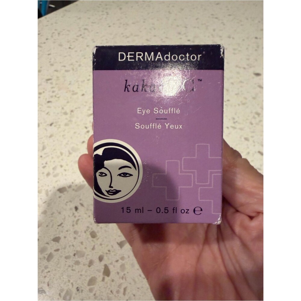 New Dermadoctor Kakadu C Eye Souffle Vitamin C Caffeine Eye Cream 0.5oz